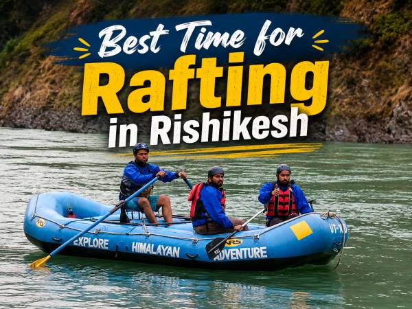 Best time for rafting in Rishikesh from September to November and March to June