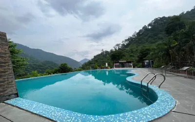 Best cottages in Rishikesh with swimming pool and mountain views